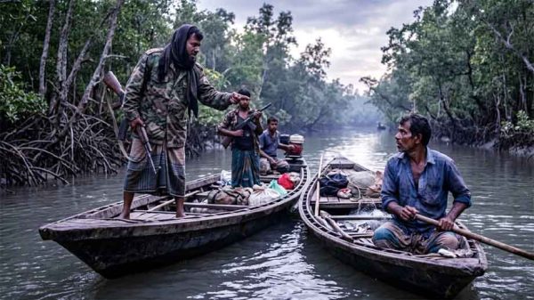 সুন্দবনেদস্যুর আতংক উদ্ধার হয়নি অপহৃত জেলে